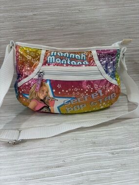 HANNAH MONTANA ✨ Y2K original colorful bag zipper closure GUC